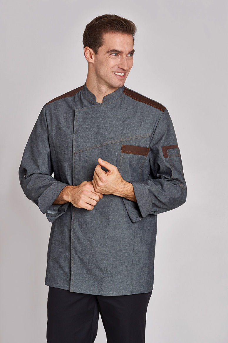 Kochjacke, Herren, Langarm